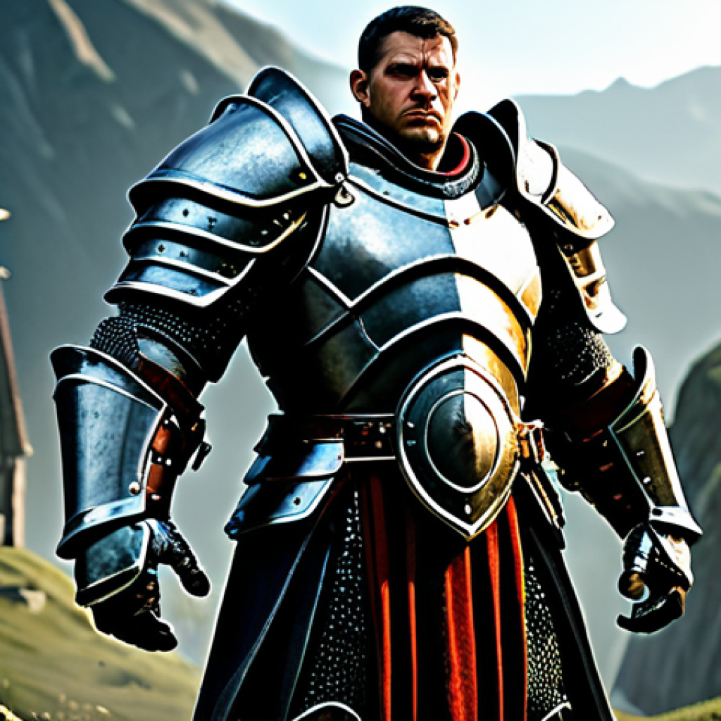 Stalwart Defender**

"A heavily armored Protection Warrior standing firm against a monstrous enemy, shield raised in defense, fully clothed in plate armor, safe for work, appropriate content, professional, perfect anatomy, correct proportions, well-formed hands, natural pose, fantasy setting, dramatic lighting, high quality, family-friendly."

**
